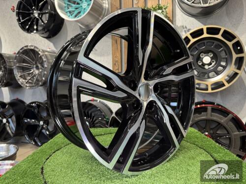Ratlankis R18x8  5X108  ET  42  63.3  FE161  (BK5399)  Black Polished (MB)  For VOLVO  (K4+K2)