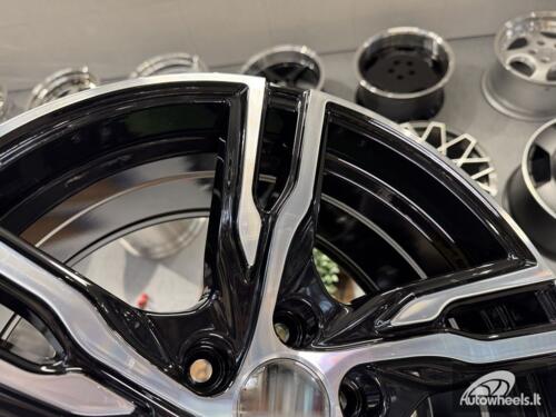 Ratlankis R18x8  5X108  ET  42  63.3  FE161  (BK5399)  Black Polished (MB)  For VOLVO  (K4+K2)