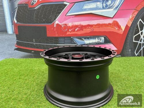 Ratlankis R17x9  5X127  ET  M6  78.1  B5995  Black Half Matt+Polished Lip (BLHMPL)  For 4X4  (R+P)