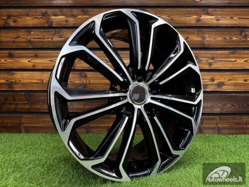 Ratlankis R17x7  5X114.3  ET  45  60.1  BK667  Black Polished (MB)  For TOYOT  (P)