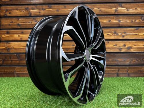 Ratlankis R17x7  5X114.3  ET  45  60.1  BK667  Black Polished (MB)  For TOYOT  (P)