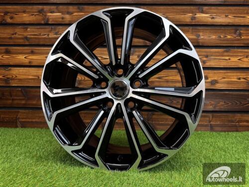 Ratlankis R17x7  5X114.3  ET  45  60.1  BK667  Black Polished (MB)  For TOYOT  (P)
