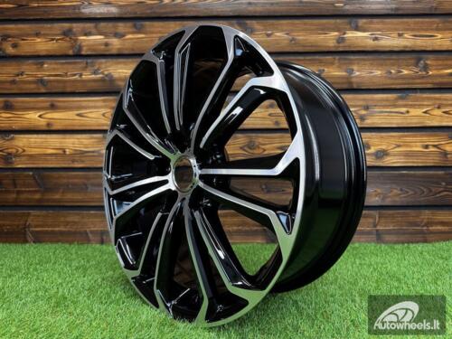 Ratlankis R17x7  5X114.3  ET  45  60.1  BK667  Black Polished (MB)  For TOYOT  (P)