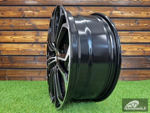 Ratlankis R17x7  5X114.3  ET  45  60.1  BK667  Black Polished (MB)  For TOYOT  (P)