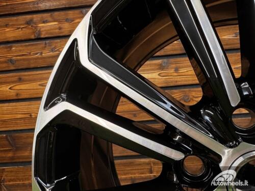 Ratlankis R17x7  5X114.3  ET  45  60.1  BK667  Black Polished (MB)  For TOYOT  (P)