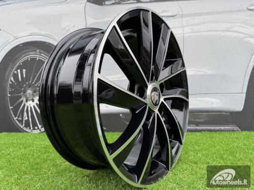 Ratlankis R17x7  5X112  ET  49  57.1  SK523  (BK5290)  Black Polished (MB)  For SKODA  (P+R)