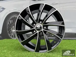 Ratlankis R17x7  5X112  ET  49  57.1  SK523  (BK5290)  Black Polished (MB)  For SKODA  (P+R)
