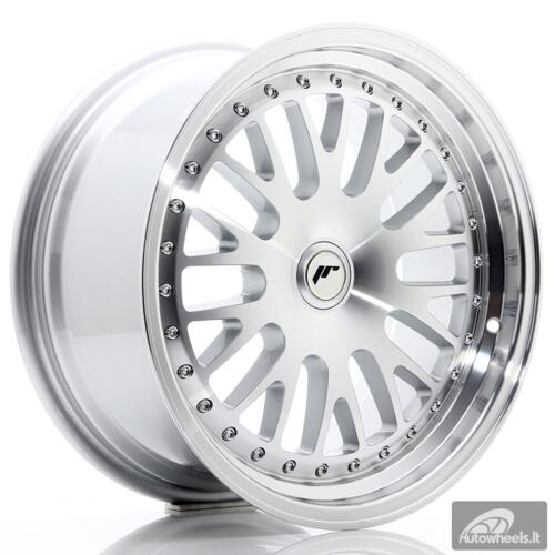 JR Wheels JR10 17x8 ET35 Blank Silver Machined Face