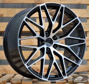 Ratlankis R21x9.5  5X130  ET  46  71.6  3S1067  (IN3082F)  Black Polished (MB)  For PORCH  (Z5)  (HYBRID FORGED Rear+Front)