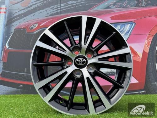 Ratlankis R15x6  5X100  ET  39  54.1  L1051  (IN0099)  Black Polished (MB)  For TOYOT  (Z6)