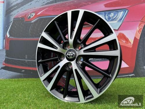 Ratlankis R15x6  5X100  ET  39  54.1  L1051  (IN0099)  Black Polished (MB)  For TOYOT  (Z6)