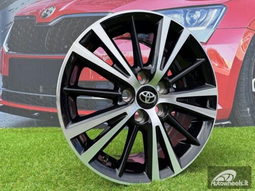 Ratlankis R15x6  5X100  ET  39  54.1  L1051  (IN0099)  Black Polished (MB)  For TOYOT  (Z6)