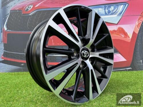 Ratlankis R15x6  5X100  ET  39  54.1  L1051  (IN0099)  Black Polished (MB)  For TOYOT  (Z6+P2)