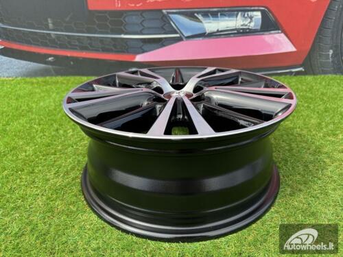 Ratlankis R15x6  5X100  ET  39  54.1  L1051  (IN0099)  Black Polished (MB)  For TOYOT  (Z6+P2)