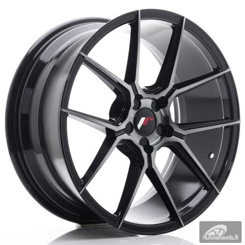 JR Wheels JR30 19x8,5 ET35-42 5H BLANK Black Brushed w/Tinted Face