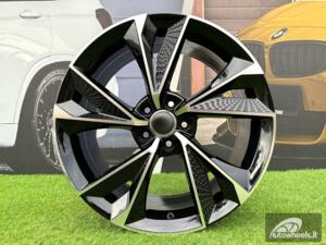 Ratlankis R20x9  5X112  ET  35  66.5  B1566  (IND5456)  Black Polished (MB)  For AUD  (K7)