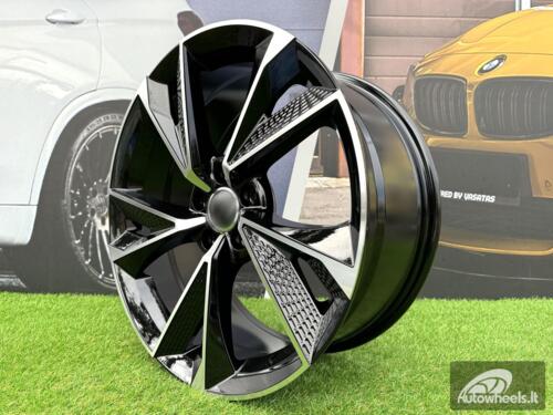 Ratlankis R20x9  5X112  ET  31  66.5  B1566  (IND5456)  Black Polished (MB)  For AUD  (K7+K8)