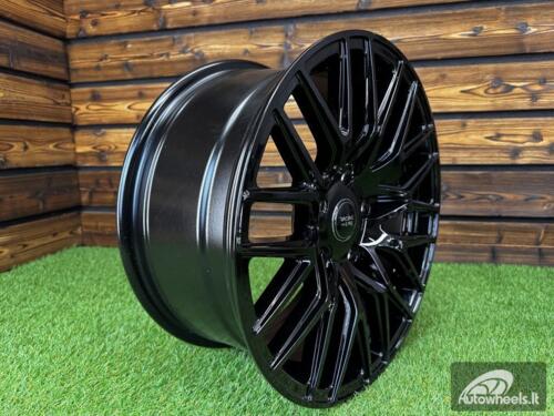 Ratlankis R17x8  5X127  ET  40  71.5  L2144  Black (BL)  For RACIN  (P1)