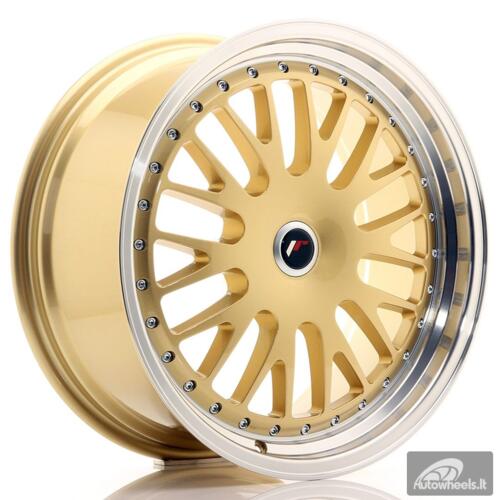 JR Wheels JR10 19x8,5 ET20-35 Blank Gold w/Machined Lip