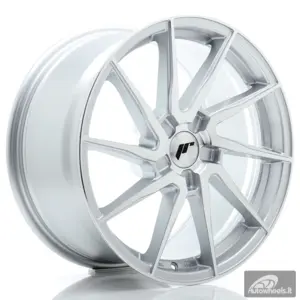 JR Wheels JR36 18x8 ET20-45 5H BLANK Silver Machined Face