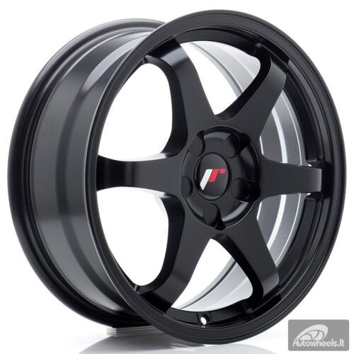 JR Wheels JR3 17x7 ET20-42 5H BLANK Matt Black