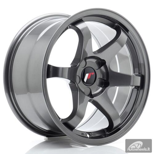 JR Wheels JR3 17x9 ET20-35 5H BLANK Gun Metal