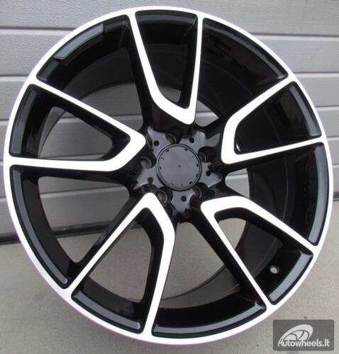 Ratlankis R20x8.5  5X112  ET  40  66.6  B1303  (IN5450)  Black Polished (MB)  For MER  (K3)  (Rear+Front)