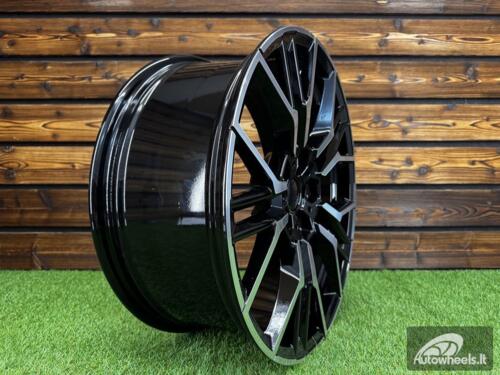 Ratlankis R19x8  5X120  ET  35  72.6  I0405  Black Polished (MB)  For BMW  (K3)  (Rear+Front)