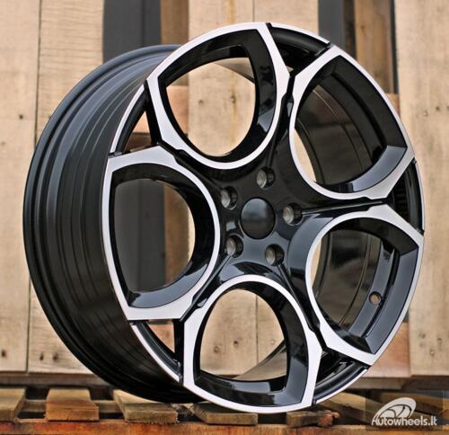 Ratlankis R19x8  5X112  ET  45  57.1  I5162  (YF5656)  Black Polished (MB)  For VW  (K3)  (NEW Model)