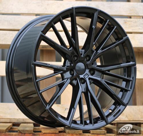 Ratlankis R20x9.5  5X112  ET  37  66.6  I5498  Black (BL)  For BMW  (K7+P1)  (Rear+Front)