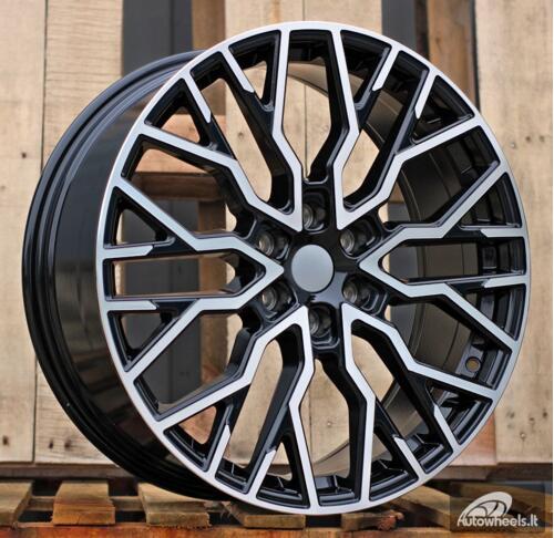 Ratlankis R20x8  6X120  ET  48  74.6  I6144  Black Polished (MB)  For 4X4  (K3)