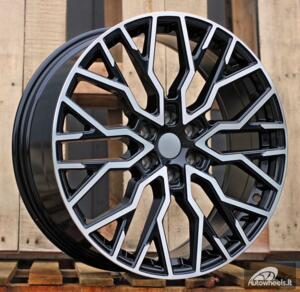 Ratlankis R20x8  6X120  ET  48  74.6  I6144  Black Polished (MB)  For 4X4  (K3)