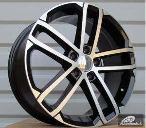 Ratlankis R18x7.5  5X112  ET  45  57.1  SK512  (D5508)  Black Polished (MB)  For SKODA  (K3)