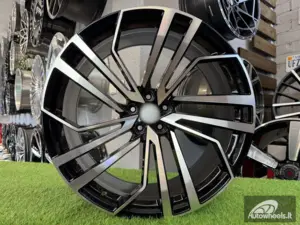 Ratlankis R22x10  5X112  ET  20  66.5  B1618  (FBX158)  Black Polished (MB)  For AUD  (K3)  (HYBRID FORGED)