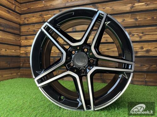 Ratlankis R18x8  5X112  ET  40  66.6  FBX142  Black Polished (MB)  For MER  (K8+Z7)  (HYBRID FORGED)