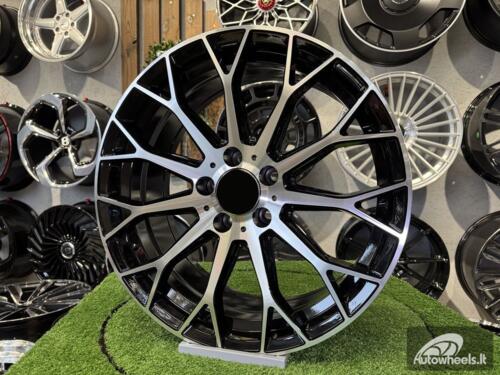 Ratlankis R19x8.5  5X112  ET  40  66.6  YS1180  (FBX151)  Black Polished (MB)  For MER  (K3+Z5)  (HYBRID FORGED)