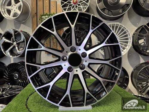 Ratlankis R19x9.5  5X112  ET  45  66.6  YS1180  (FBX151)  Black Polished (MB)  For MER  (K3)  (HYBRID FORGED)