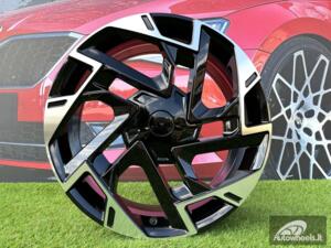 Ratlankis R18x7.5  5X114.3  ET  51  67.1  B1927  (BK1223)  Black Polished (MB)  For KIA  (K2+P)  (NEW Model SPORTAGE)