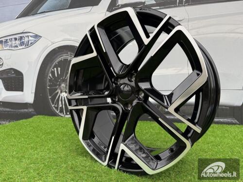 Ratlankis R18x7.5  5X112  ET  41  57.1  Y1243  Black Polished (MB)  For VW  (K2)  (NEW Model)
