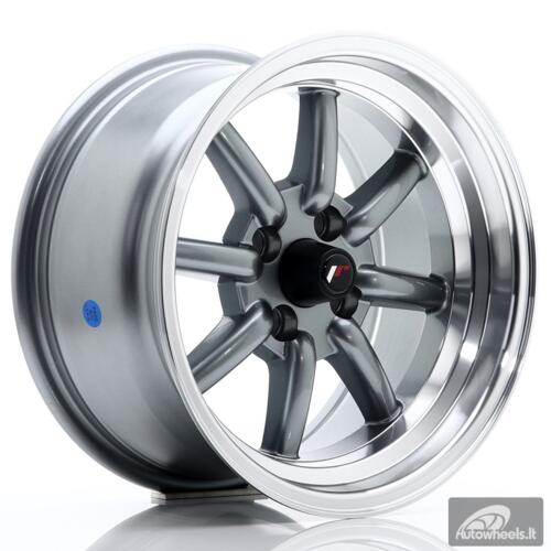 JR Wheels JR19 15x8 ET0 4x100 Gun Metal