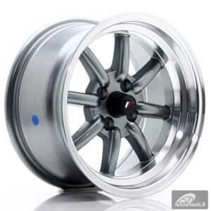 JR Wheels JR19 15x8 ET0 4x100 Gun Metal