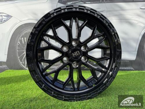 Ratlankis R17x9  6X139.7  ET  0  110.1  D1972  Black Half Matt (BLHM)  For 4X4  (M)