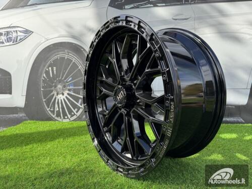 Ratlankis R17x9  6X139.7  ET  0  110.1  D1972  Black Half Matt (BLHM)  For 4X4  (M)