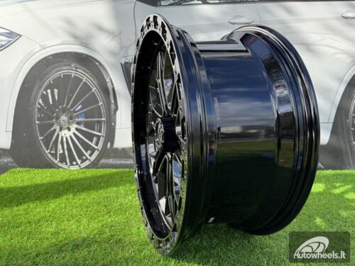 Ratlankis R17x9  6X139.7  ET  0  110.1  D1972  Black Half Matt (BLHM)  For 4X4  (Z1)