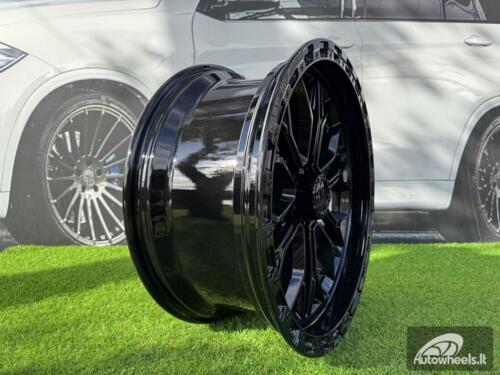 Ratlankis R17x9  6X139.7  ET  0  110.1  D1972  Black Half Matt (BLHM)  For 4X4  (Z1)