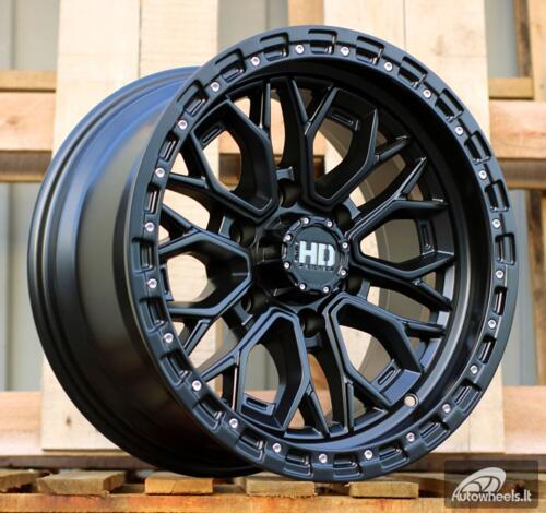 Ratlankis R17x9  6X139.7  ET  0  110.1  D1972  Black Half Matt (BLHM)  For 4X4  (Z1)