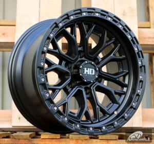 Ratlankis R17x9  6X139.7  ET  0  110.1  D1972  Black Half Matt (BLHM)  For 4X4  (Z4)