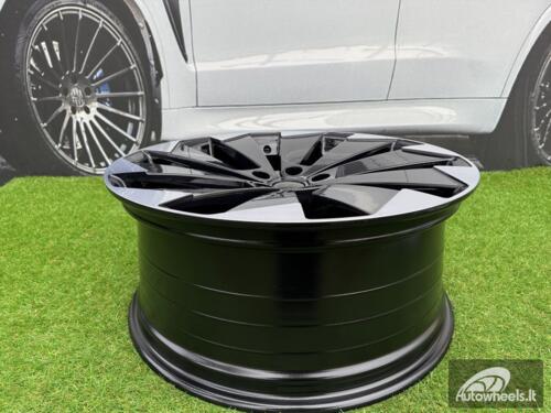 Ratlankis R21x8.5  5X112  ET  40  57.1  I1141  Black Polished (MB)  For SKODA  (K7)  (Enyaq (Front+Rear))