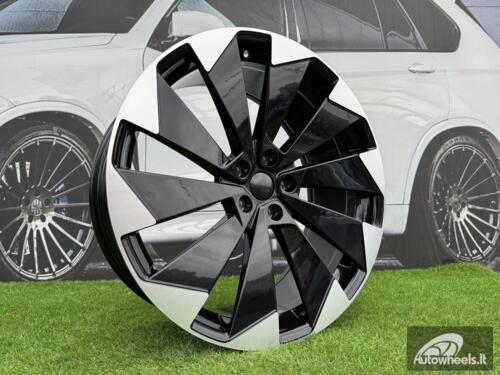 Ratlankis R21x9  5X112  ET  42  57.1  I1141  Black Polished (MB)  For SKODA  (K7)  (Enyaq (Front+Rear))