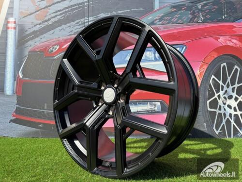 Ratlankis R22x10  5X120  ET  38  72.6  I5562  (IN886)  Black Half Matt (BLHM)  For LAND  (K7)  (Satin Black)